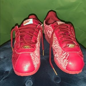 Burgundy Red Nike Cortez